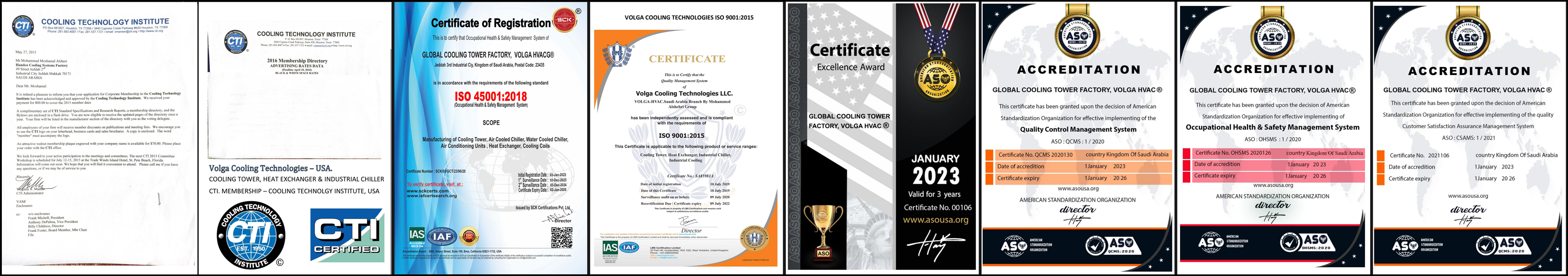 We become A member of COOLING TECHNOLOGIES INSTITUTE. USA. CTI